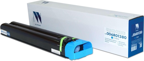 Картридж NV Print NV-006R01380 Cyan для Xerox Color C75/ J75, Digital Color Press 700/ 700i/ 770, голубой, 22000 страниц