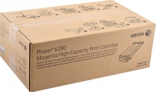 Картридж Xerox 106R01401 оригинальный для Xerox Phaser 6280, magenta, увеличенный (5900 страниц)