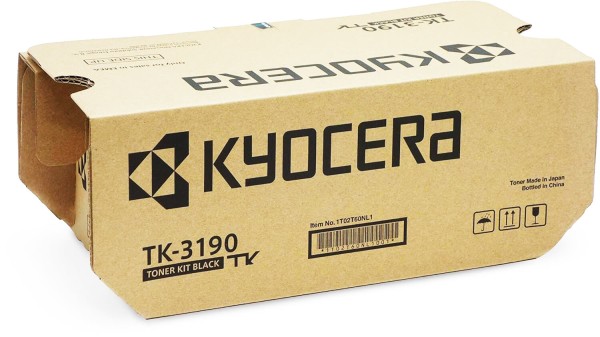 Картридж Kyocera TK-3190 (1T02T60NL0) оригинальный для Kyocera ECOSYS P3045dn/ P3050dn/ P3055dn/ P3060dn, увеличенный, 25000 стр.