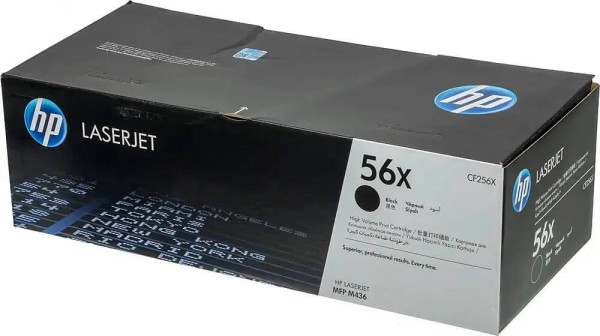 Картридж HP CF256X (56X) оригинальный для HP LaserJet M436N/ M436DN/ M436NDA, чёрный, увеличенный, 13700 страниц