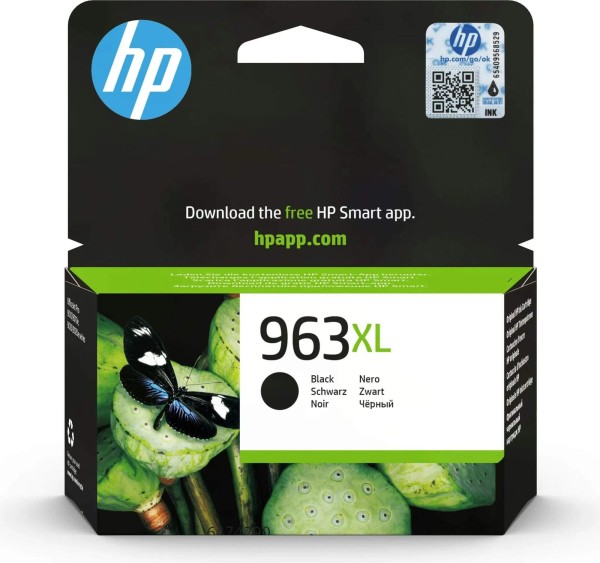 Картридж HP №963XL (3JA30AE) Black оригинальный для HP OfficeJet Pro 901x/ 902x, чёрный, увеличенный, 2000 стр.