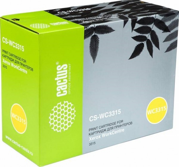 Картридж Cactus 106R02308 (CS-WC3315) для принтеров Xerox WorkCentre 3315 черный 2300 страниц