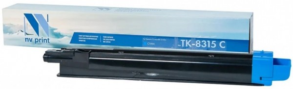 Картридж NV Print NV-TK-8315 Cyan для принтеров Kyocera FS-Taskalfa-2550ci, 6000 копий