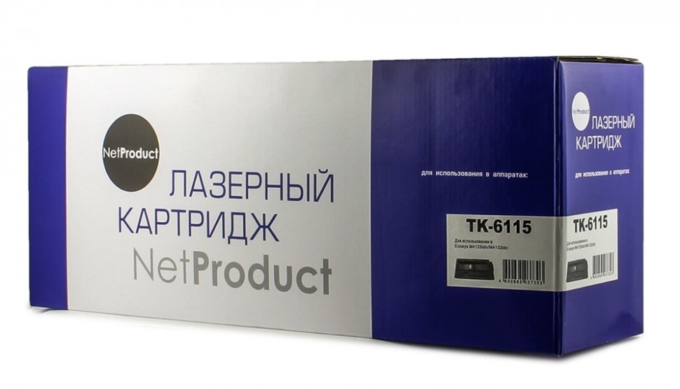 Тонер-картридж NetProduct (N-TK-6115) для Kyocera Ecosys M4125idn/ M4132idn, 15K