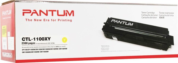 Картридж Pantum CTL-1100XY оригинальный для Pantum CP1100/ CP1100DW/ CM1100DN/ CM1100DW/ CM1100ADN/ CM1100ADW, жёлтый, 2300 стр.