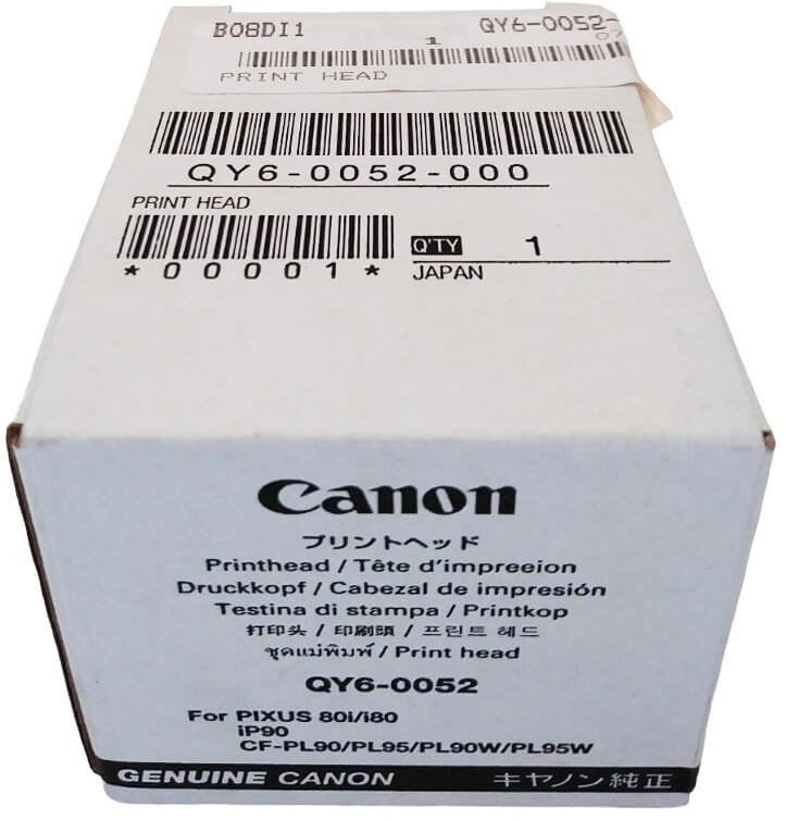 Canon QY6-0052 Печатающая головка оригинальная для принтера Canon i80/ Pixus 80I, Pixma iP90, 4 цвета