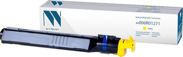 Картридж NVP совместимый Xerox 006R01271 Yellow для WorkCentre 7132/7232/7242 (8000k)