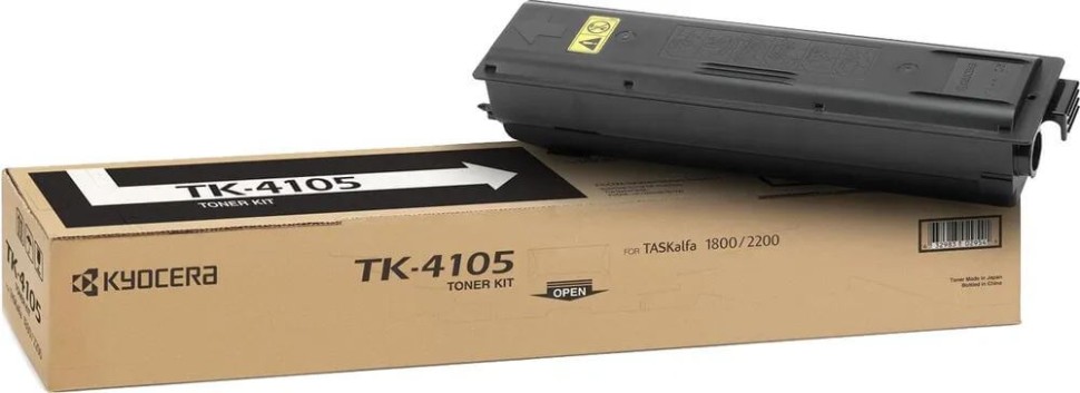 Картридж Kyocera TK-4105 (1T02NG0NL0) оригинальный для принтера Kyocera TASKalfa 1800/ 2200/ 1801/ 2201, 15000 стр.