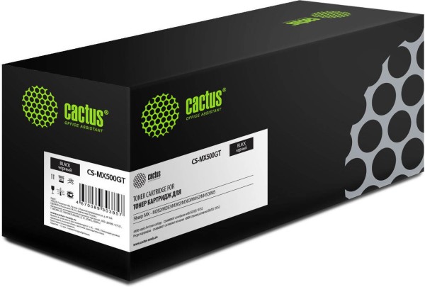 Картридж Cactus MX-500GT (CS-MX500GT) для Sharp MX-M282/ M283/ M362/ M363/ M452/ M453/ M502/ M503, 40000 стр.