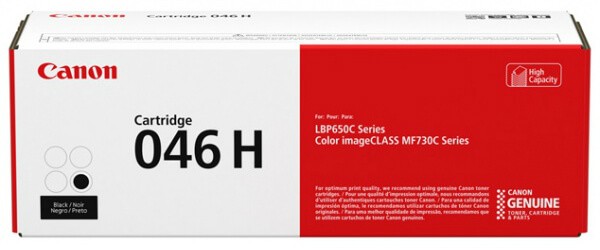 Картридж Canon 046HBK (1254C002) оригинальный для Canon i-SENSYS LBP653Cdw / LBP654Cx, black, 6300 страниц