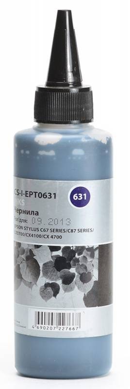 Чернила Cactus CS-I-EPT0631 для принтеров Epson St C67series/ C87series/ CX3700/ CX4100, черный 100мл