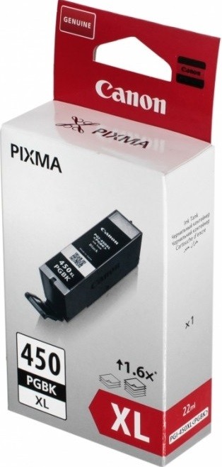 Canon PGI-450XL PGBK 6434B001 Чернильница Canon для для PIXMA iP7240, MG5440, 6340, (pigment black)