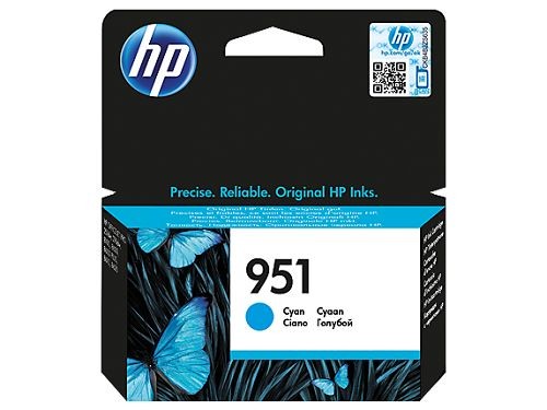 Картридж оригинальный HP 951 (CN050AE) для Officejet Pro 8610/ 8620, голубой, 700 стр.