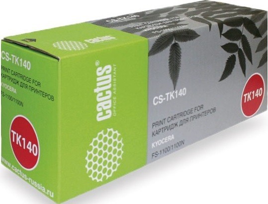 Картридж Cactus TK-140 (CS-TK140) для принтеров Kyocera FS-1100/ 1100N черный 4000 страниц
