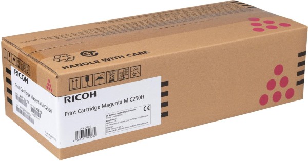 Картридж Ricoh M C250H (408342) оригинальный для Ricoh P 301W/ M C250FW, пурпурный, 6300 стр.