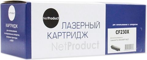 Тонер-картридж NetProduct (N-CF230X) для HP LJ Pro M203/ MFP M227, 3,5K, без чипа