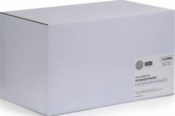 Cactus CF280XD Картридж CS-CF280XD черный x 2уп. для принтеров HP LJ Pro 400/ M401/ M425