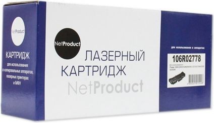 Тонер-картридж NetProduct (N-106R02778) для Xerox Phaser 3052/ 3260/ WC 3215/ 3225, 3K(старая прошивка)