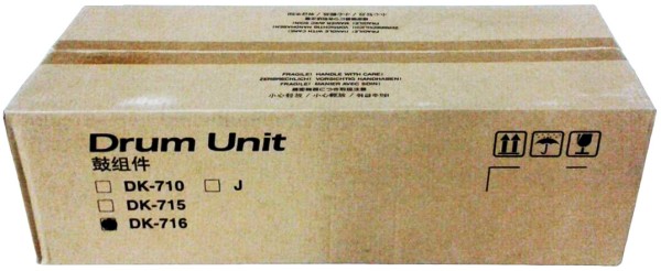 Фотобарабан Kyocera DK-716 (2GR93046) оригинальный для принтера Kyocera KM-4050/ 5050, TASKalfa 420i/ 520i, чёрный, 400000 страниц