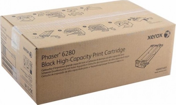 Картридж Xerox 106R01403 оригинальный для Xerox Phaser 6280, black, увеличенный (7000 страниц)