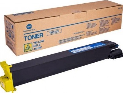 Картридж Konica-Minolta TN-312Y (8938706) оригинальный для принтера Konica-Minolta bizhub C300/ C352, желтый, 12000 стр.