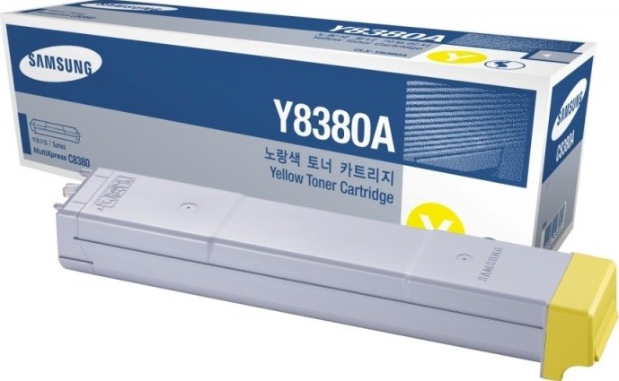 Картридж Samsung CLX-Y8380A (SU628A) оригинальный для принтера Samsung CLX-8380ND/ 8385ND желтый, (15000 стр.)