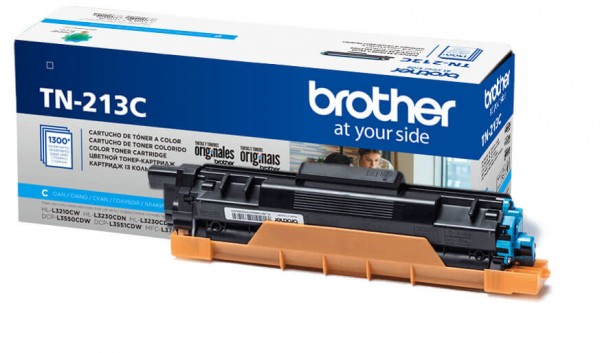 Картридж Brother TN-213C (TN213C) оригинальный для Brother MFC-L3770CDW/ DCP-L3550CDW/ HL-L3230CDW, cyan (1 300 стр.)