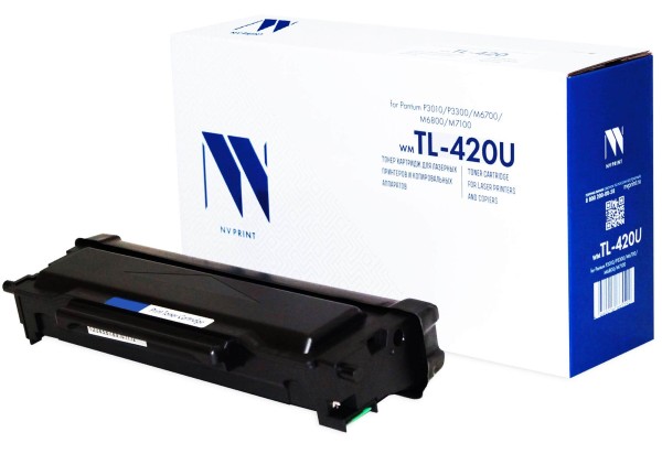 Картридж NV Print TL-420U (NV-TL-420U) для Pantum P3300/ P3020/ P3010/ M6700/ M6800/ M7100/ M7200/ M7300, увеличенный, 11000 стр.