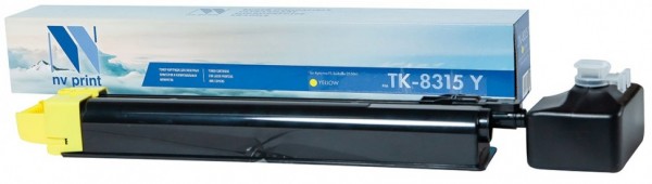 Картридж NV Print NV-TK-8315 Yellow для принтеров Kyocera FS-Taskalfa-2550ci, 6000 копий