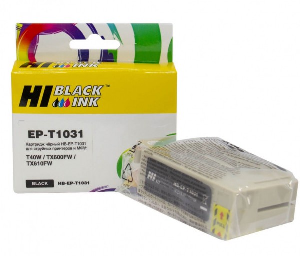 Картридж Hi-Black (EPT1031) для Epson Stylus Office T40/ TX510/ TX510fn/ TX600, Black