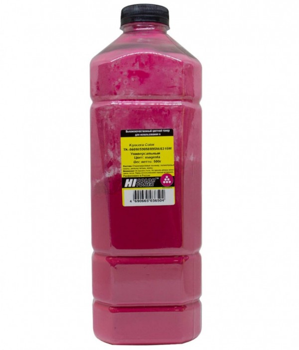 Тонер Hi-Black Универсальный для Kyocera Color TK-560M/ 590M/ 895M/ 8315M, Magenta, 500 г, канистра