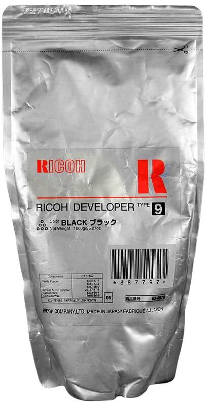 Девелопер Ricoh (A2469645/ 887797) оригинальный Type 9 для Ricoh Aficio FT7950/ 7960/ 7970, чёрный, 300000 стр.