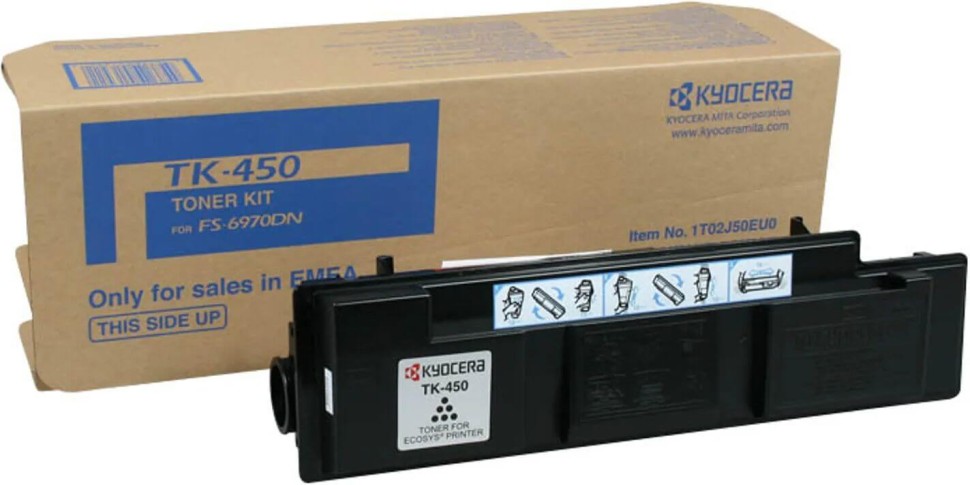 Картридж Kyocera TK-450 (1T02J50EU0) оригинальный для принтера Kyocera FS-6970DN black, 15000 страниц