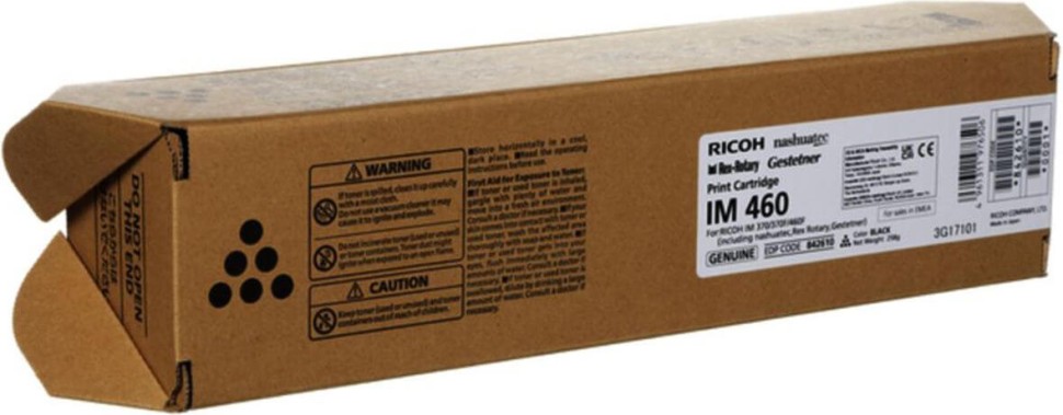 Картридж Ricoh IM 460 (842610) оригинальный для Ricoh IM 370/ 370F/ 460/ 460F, чёрный, 9000 стр.