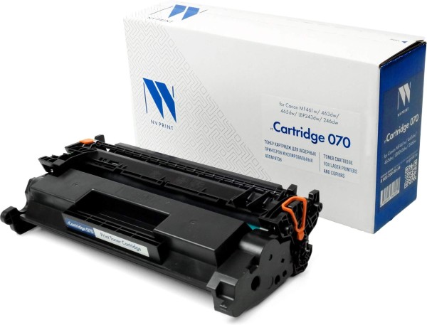 Картридж NV Print 070 (NV-070) для Canon i-SENSYS LBP246dw/ LBP243dw/ MF461dw/ MF463dw/ MF465dw, чёрный, 3000 стр 