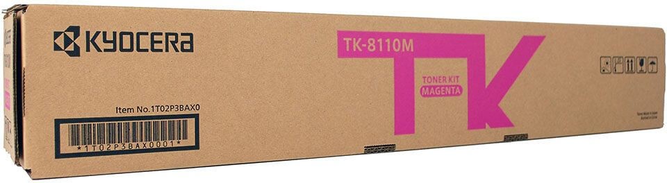 Картридж Kyocera TK-8110M (1T02P3BAX0) ASIA Magenta оригинальный для Kyocera ECOSYS M8124cidn/ M8130cidn, пурпурный, 6000 стр.