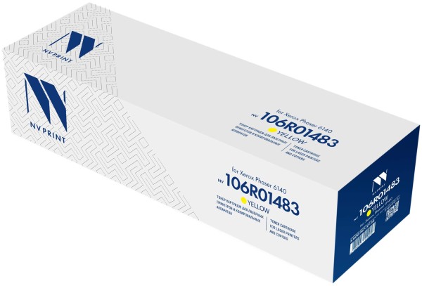 Картридж NV Print 106R01483 (NV-106R01483Y) Yellow для Xerox Phaser 6140, жёлтый, 2000 стр.