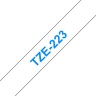 Картридж Brother TZE-223 (TZe223) оригинальный для Brother P-Touch, лента 9мм*8м, синий на белом
