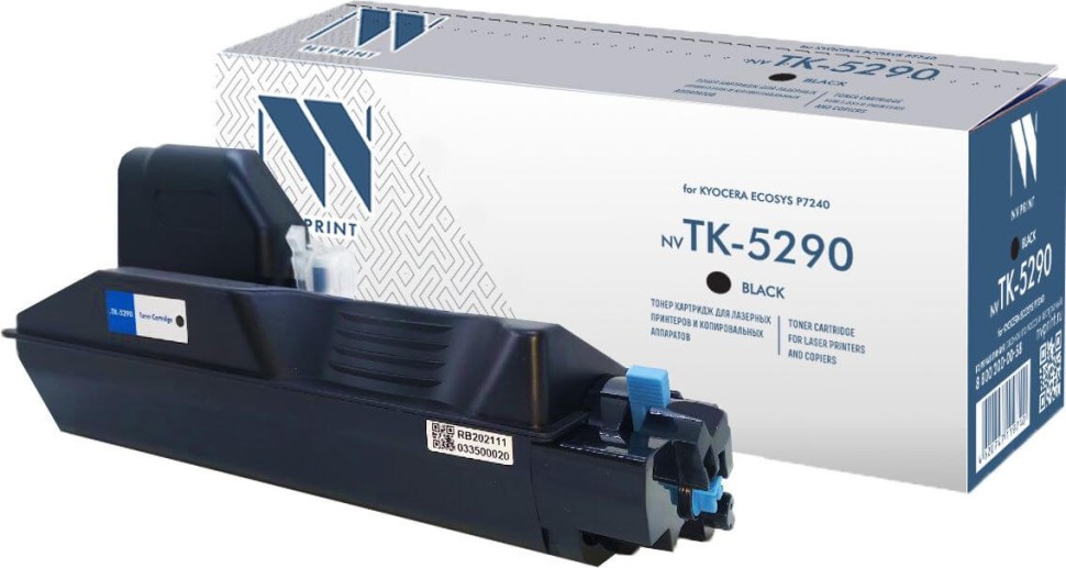 Тонер-картридж NV Print NV-TK-5290 Black для принтеров Kyocera Ecosys P7240, 17000 страниц