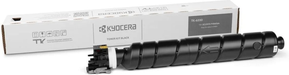 Картридж Kyocera TK-6330 (1T02RS0NL0) оригинальный для принтеров Kyocera ECOSYS P4060dn, чёрный, 32 000 страниц