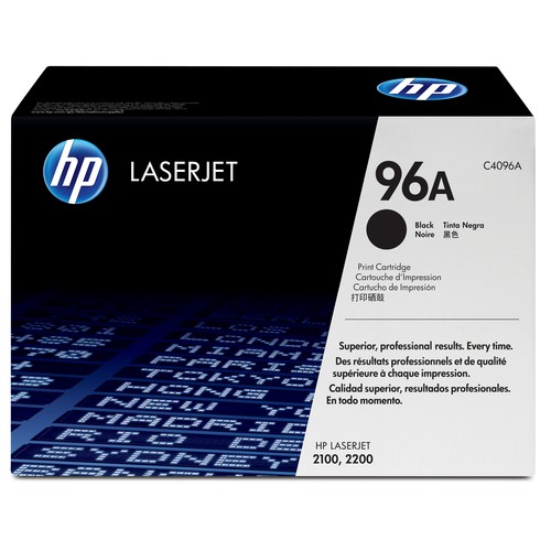 Картридж HP C4096A (96A) оригинальный для принтера HP LaserJet 2100/ 2100tn/ 2200/ 2200d/ 2200dn/ 2200dt/ 2200dtn black, 5000 страниц
