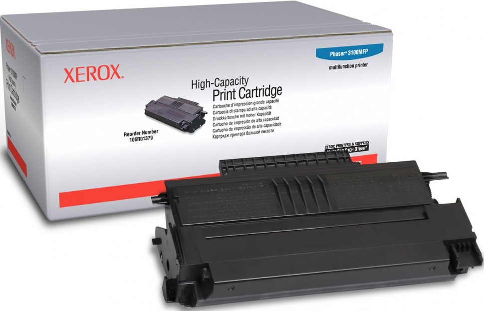 Картридж Xerox 106R01379 для Xerox Phaser 3100 black оригинальный увеличенный (6000 страниц)