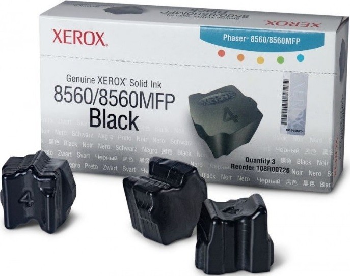 Картридж Xerox 108R00767 для Xerox Phaser 8560 black оригинальный увеличенный (131 мл)