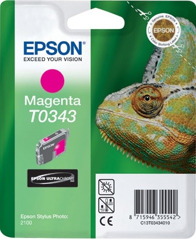 C13T03434010 Картридж Epson T0343 для St Ph 2100 (красный)