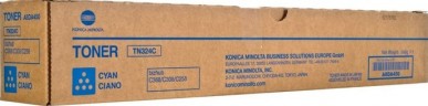 Картридж Konica-Minolta TN-324C (A8DA450) оригинальный для принтера Konica-Minolta bizhub C258/ C308/ C368, голубой, 26000 стр.