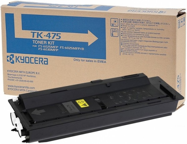 Картридж Kyocera TK-475 (1T02K30NL0) оригинальный для принтера Kyocera FS-6025MFP/ FS-6030MFP/ FS-6525MFP/ FS-6530MFP black, 15000 страниц