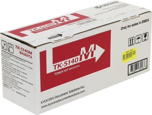 Картридж Kyocera TK-5140M (1T02NRBNL0) оригинальный для принтера Kyocera P6130cdn/M6x30cdn magenta (5000 стр.)