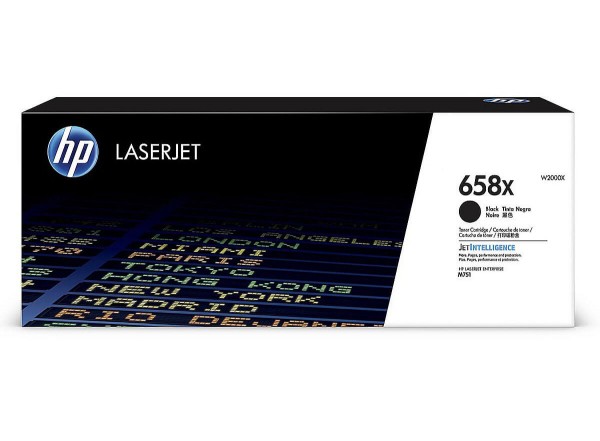 Картридж HP W2000X (658X) оригинальный для принтера HP ColorLaserJet Ent M751 black, 33000 страниц