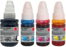 Набор чернил Cactus GI-490 (CS-GI-490SET) CMYK для Canon Pixma G1400/ G2400/ G3400/ G4400, голубой/ пурпурный/ жёлтый/ чёрный, 345мл