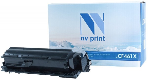 Картридж NV Print CF461X Cyan для принтеров HP Color Laser Jet M652DN/ M653DN/ M653X, 22000 страниц
